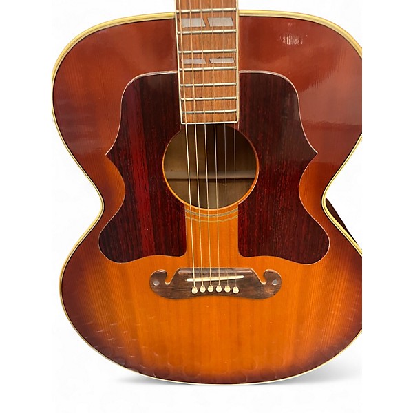 Used Pearl JUMBO Sunburst Acoustic Guitar