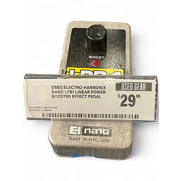 Used Electro-Harmonix Nano LPB1 Linear Power Booster Effect Pedal