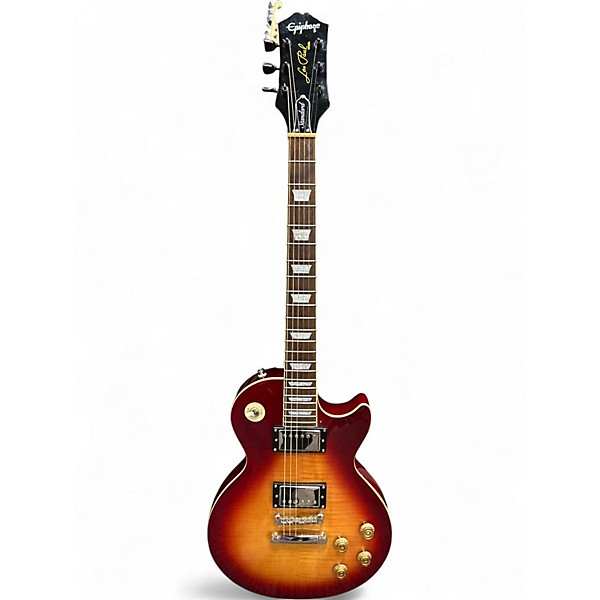 Used Epiphone Les Paul Standard 2 Tone Sunburst Solid Body Electric Guitar