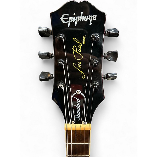Used Epiphone Les Paul Standard 2 Tone Sunburst Solid Body Electric Guitar