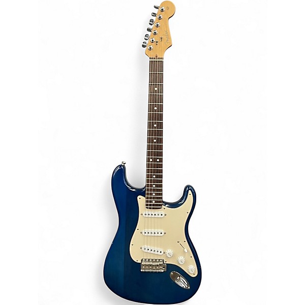 Used Fender Highway One Stratocaster Sapphire Blue Solid Body Electric Guitar