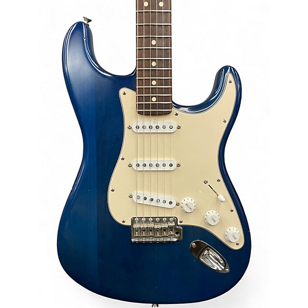 Used Fender Highway One Stratocaster Sapphire Blue Solid Body Electric Guitar