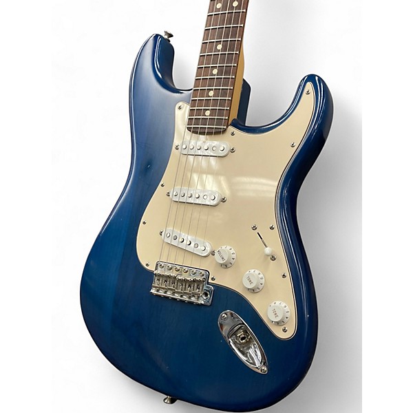 Used Fender Highway One Stratocaster Sapphire Blue Solid Body Electric Guitar