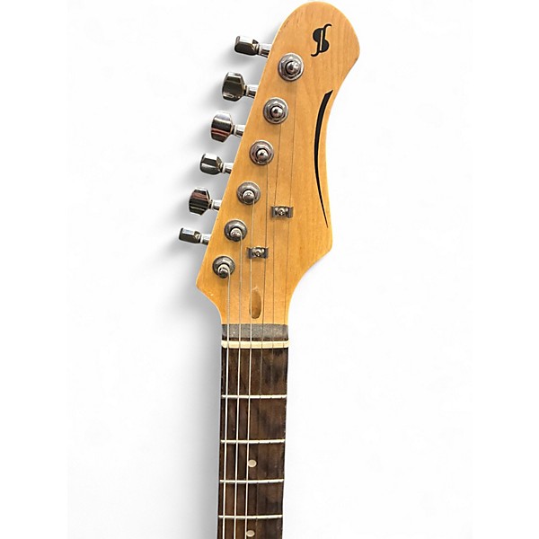 Used Stagg S-30 Ice Blue Metallic Solid Body Electric Guitar