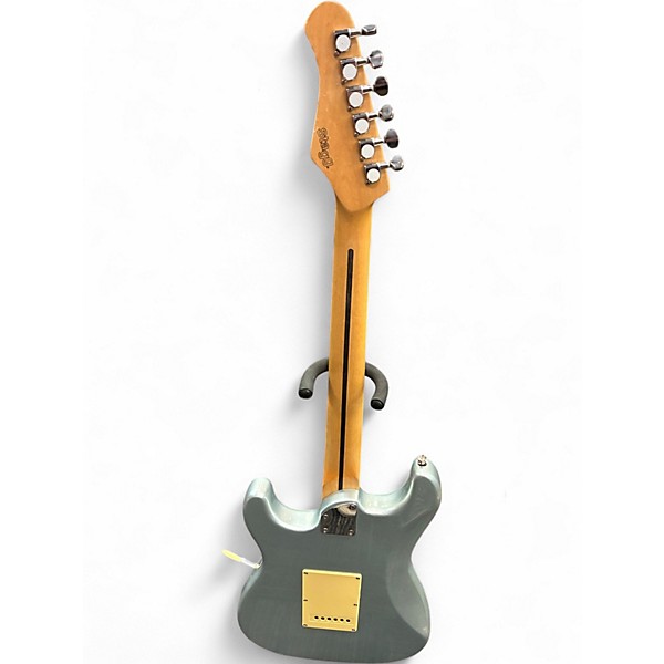 Used Stagg S-30 Ice Blue Metallic Solid Body Electric Guitar