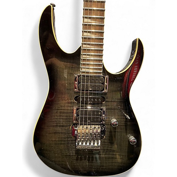Used Ibanez RG4EXFM1 Trans Gray Solid Body Electric Guitar