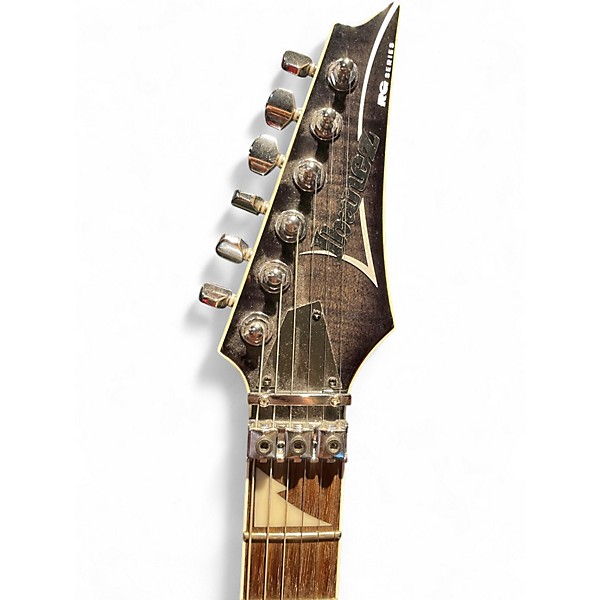 Used Ibanez RG4EXFM1 Trans Gray Solid Body Electric Guitar