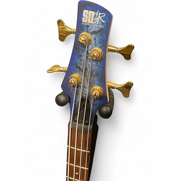 Used Ibanez SR300EDX BLUE FROZEN MATTE Electric Bass Guitar
