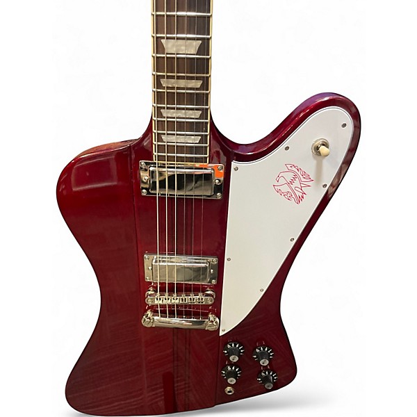 Used 2020s Epiphone Firebird Studio Red Solid Body Electric Guitar