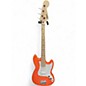 Used 2020s Squier Bronco Shell Pink Electric Bass Guitar thumbnail