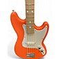 Used 2020s Squier Bronco Shell Pink Electric Bass Guitar