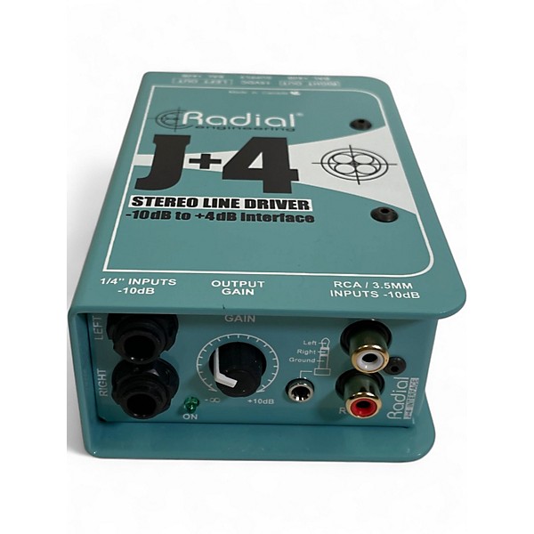 Used Radial Engineering J+4 Stereo Line Driver Direct Box