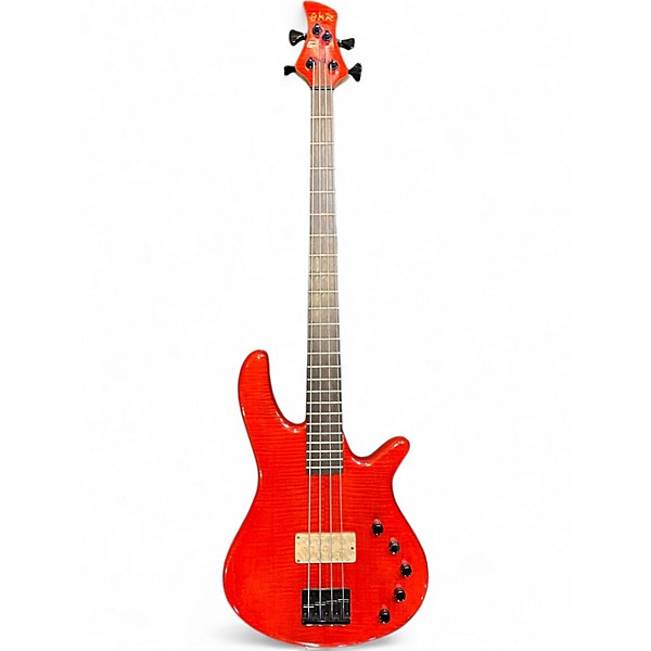 Used Gmr Custom Bass 4-String Cherry Electric Bass Guitar
