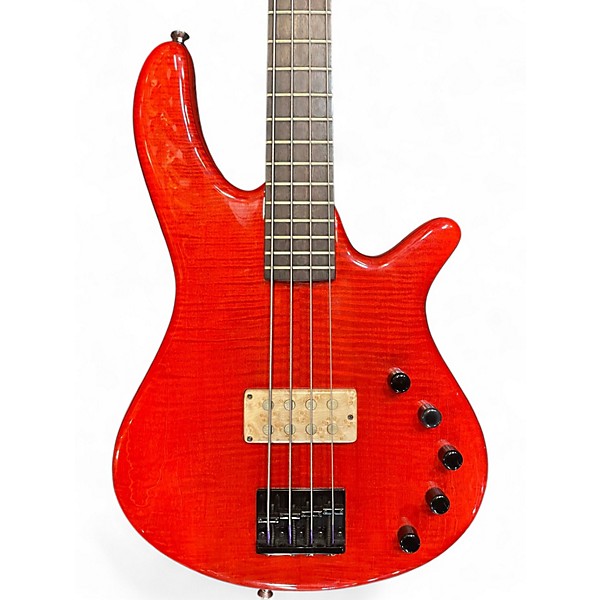 Used Gmr Custom Bass 4-String Cherry Electric Bass Guitar