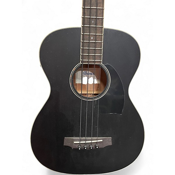 Used 2025 Ibanez PCBE14MH Charcoal Acoustic Bass Guitar