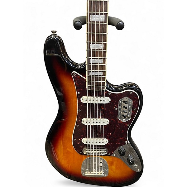 Used Squier BASS IV GUITAR BARITONE 2 TONE SUNBURST Solid Body Electric Guitar