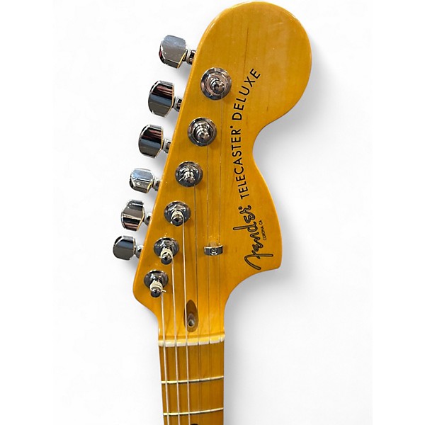 Used Fender American Professional II Telecaster Deluxe Olympic White Solid Body Electric Guitar