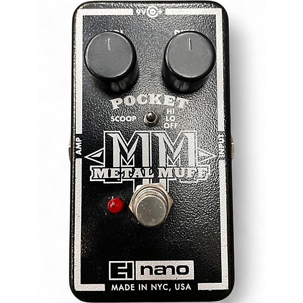Used Electro-Harmonix Nano Pocket Metal Muff Distortion Effect Pedal