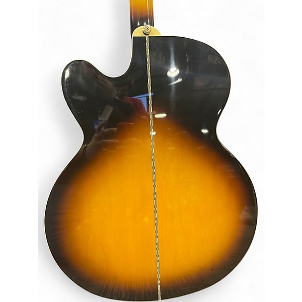 Used Epiphone EJ200SCE Vintage Sunburst Acoustic Electric Guitar