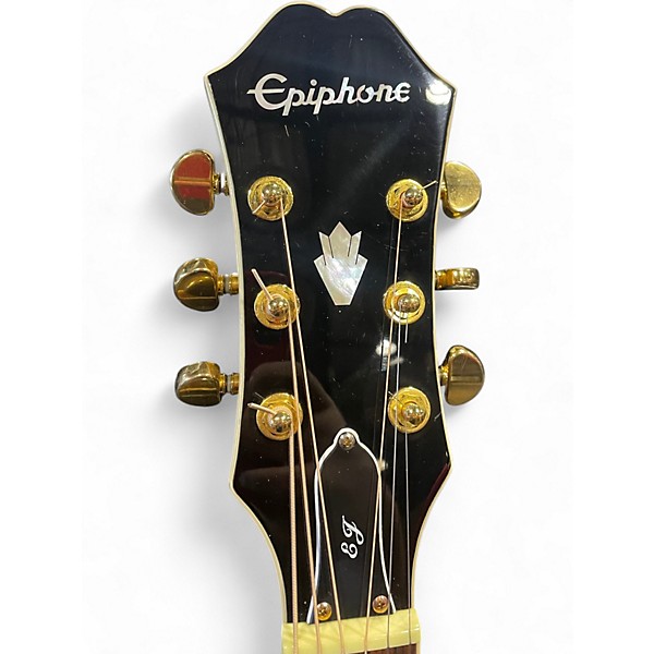 Used Epiphone EJ200SCE Vintage Sunburst Acoustic Electric Guitar