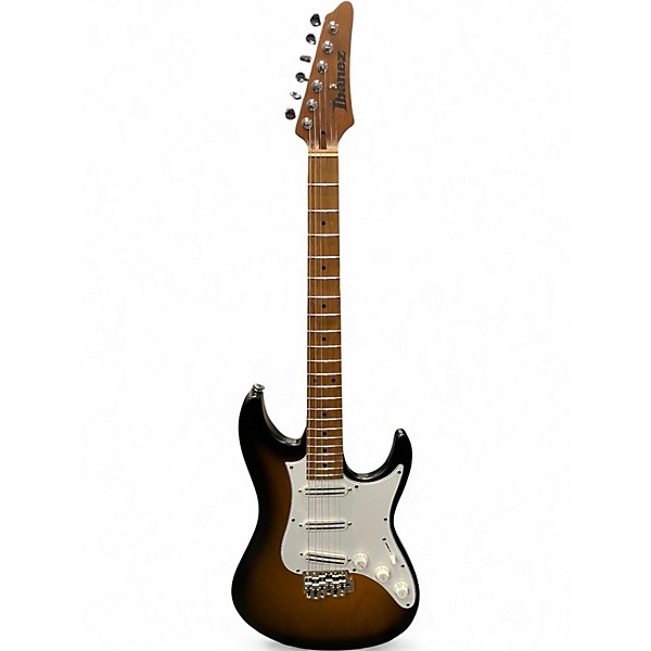 Used Ibanez ATZ100-SBT ANDY TIMMONS Sunburst Solid Body Electric Guitar