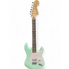 Used Fender Tom Delonge Signature Stratocaster Surf Green Solid Body Electric Guitar
