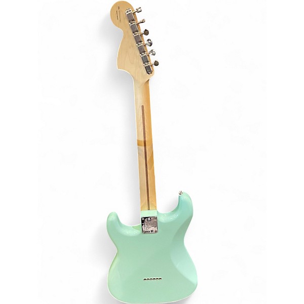 Used Fender Tom Delonge Signature Stratocaster Surf Green Solid Body Electric Guitar