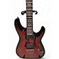 Used Schecter Guitar Research Demon 6 Red Solid Body Electric Guitar