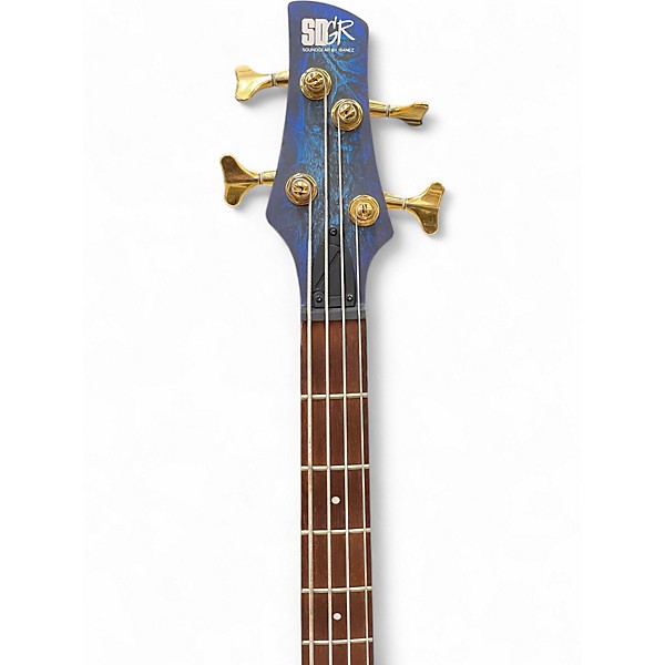 Used Ibanez SR300 COSMIC BLUE Electric Bass Guitar