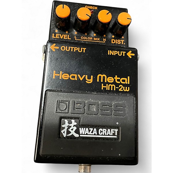 Used BOSS hm2w heavy metal Effect Pedal