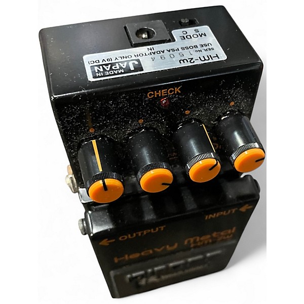 Used BOSS hm2w heavy metal Effect Pedal