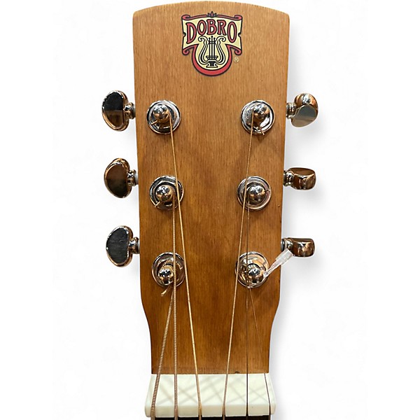 Used Epiphone Dobro Hound Dog Deluxe Squareneck Vintage Brown Resonator Guitar
