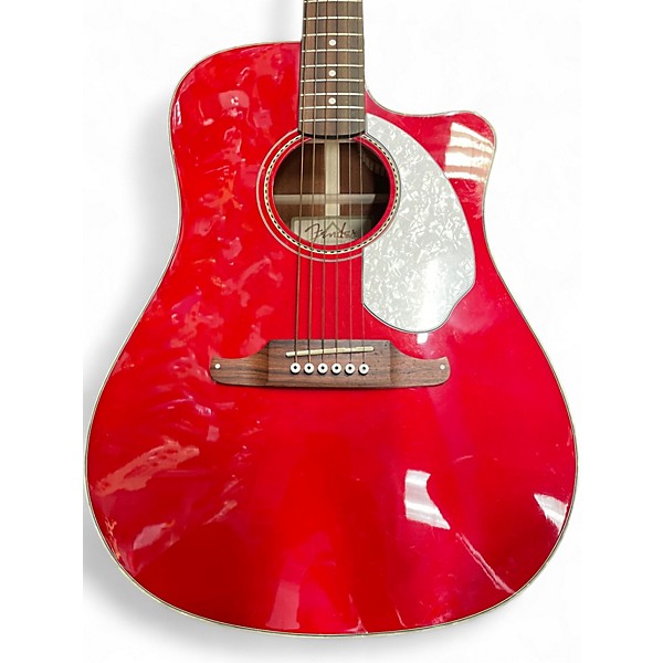 Used Fender Sonoran SCE RED Acoustic Electric Guitar