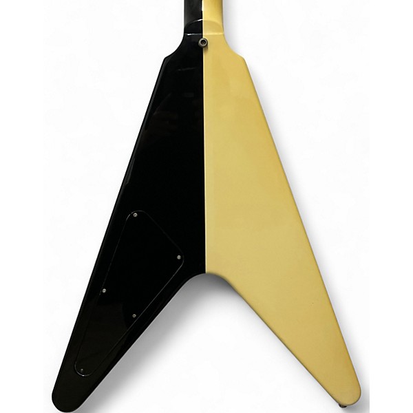 Vintage 1985 Gibson 1985 CUSTOM SHOP EDITION RUDOLF SCHENKER FLYING V BLACK AND WHITE Solid Body Electric Guitar