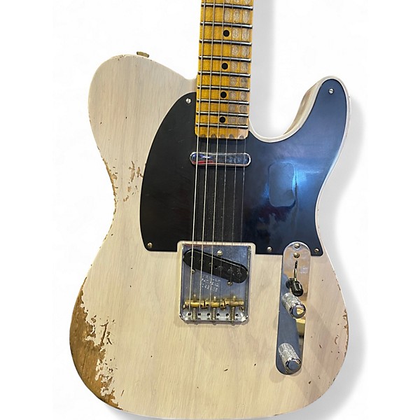 Used 2025 Fender Custom Shop 51 Nocaster Heavy Relic White Blonde Solid Body Electric Guitar