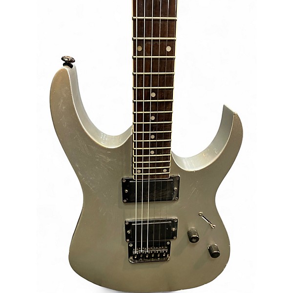 Used Ibanez Gio Ax SILVER Solid Body Electric Guitar