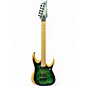 Used Ibanez RGDIX6MPB aqua burst Solid Body Electric Guitar thumbnail