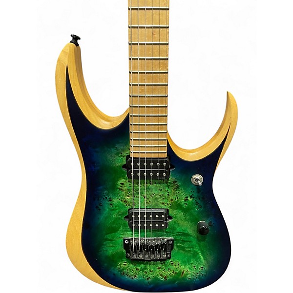 Used Ibanez RGDIX6MPB aqua burst Solid Body Electric Guitar