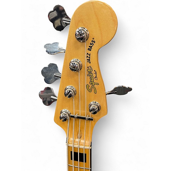 Used Squier Classic Vibe 70’s 5 string White Electric Bass Guitar
