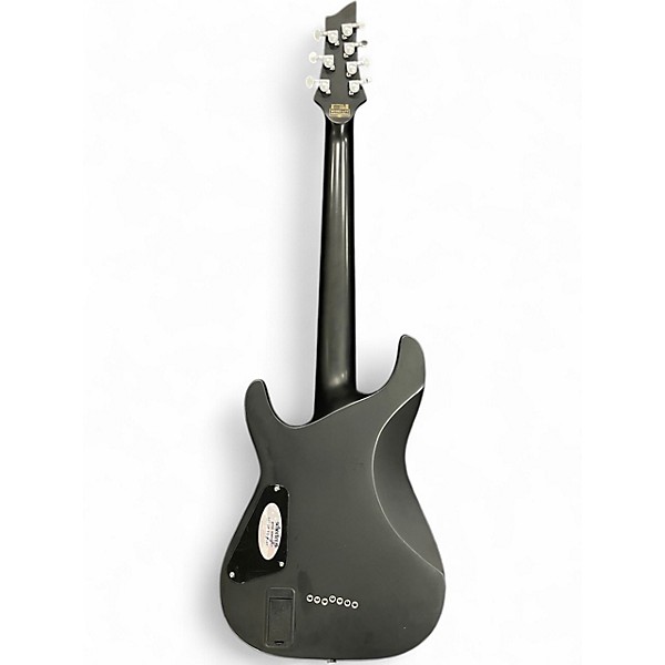 Used Schecter Guitar Research Damien Platinum 7 String Satin Black Solid Body Electric Guitar