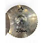 Used Zildjian 14in A Custom Mastersound Hi Hat Top Cymbal
