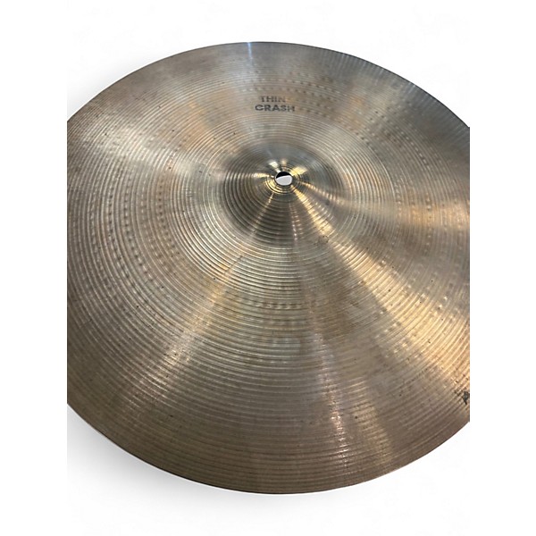Used Zildjian 17in Thin Crash Cymbal