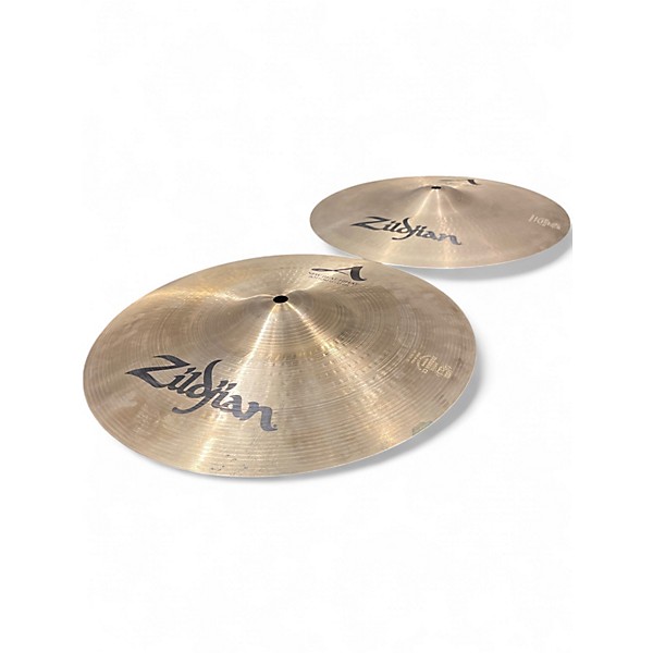Used Zildjian 13in A NEW BEATHI HAT PAIR Cymbal