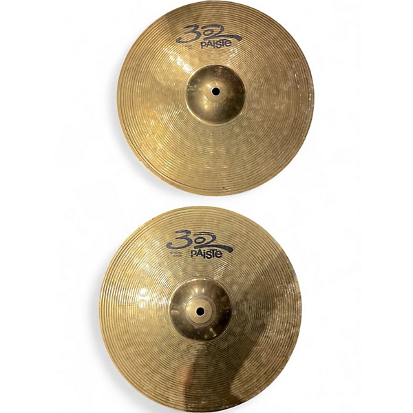 Used Paiste 14in 302 Hi Hat Pair Cymbal