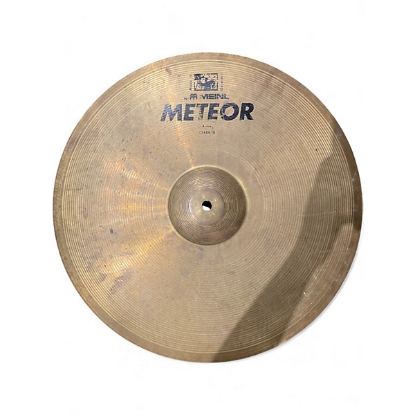 Used MEINL 18in METEOR CRASH Cymbal