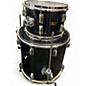 Used Pearl 3 Piece SESSION DRUM KIT Black Drum Kit