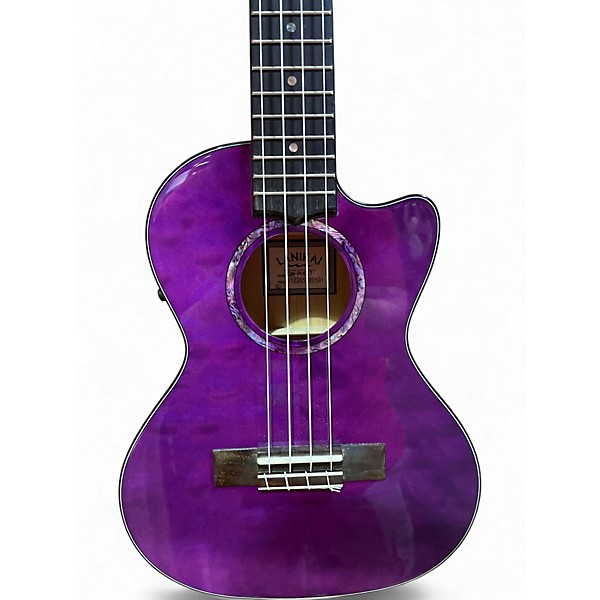 Used Lanikai QM-CET TENOR UKE PURPLE STAIN Ukulele