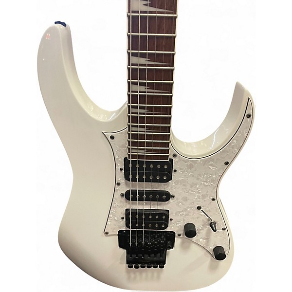 Used Ibanez RG450DXB WHITE Solid Body Electric Guitar