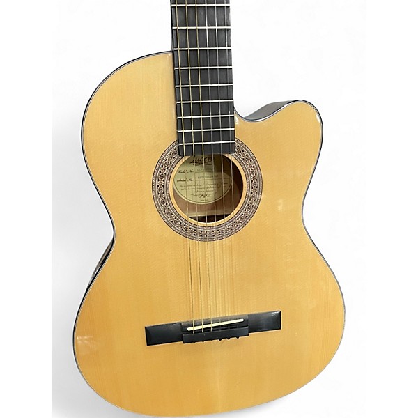 Used Lucero LC100CE Natural Classical Acoustic Electric Guitar