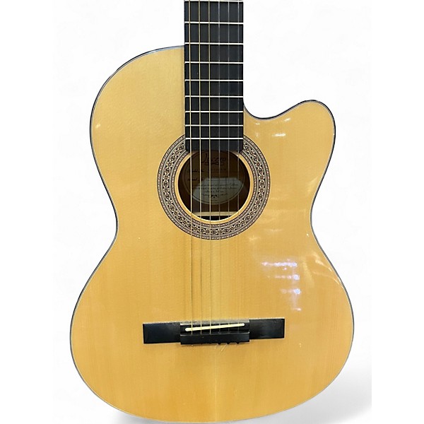 Used Lucero LC100CE Natural Classical Acoustic Electric Guitar